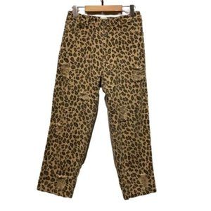 LILI SIDONIO MOLLY BRACKEN ANIMAL PRINT PANTS